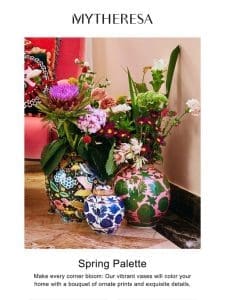 Vases to welcome flower season