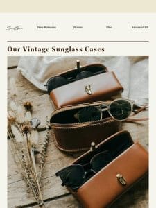 Vintage Sunglass Cases