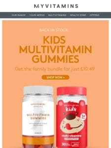 Vitamins for all the family