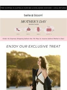 Vogue Moment with Mom – 25% Off Storewide + Free Gift @$129!