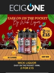 ?WICK LIQUOR 2 FOR ￡15?