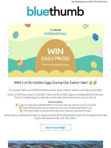 WIN a $250 Golden Egg! ???