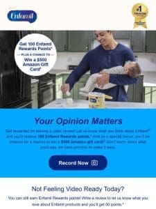 Want to earn some extra Enfamil? Rewards points?