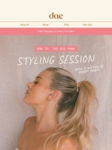 Want to learn how to style your big ponytail? ??♀?