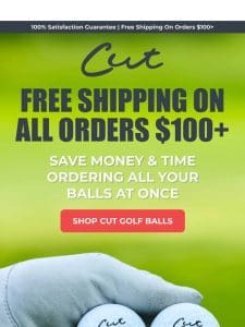 Want your balls shipped free??