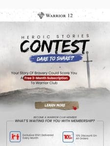 Warrior Club – Contest Alert