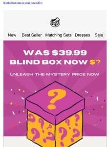 ?Was $39.99 BLIND BOX NOW $???? Try your luck now!