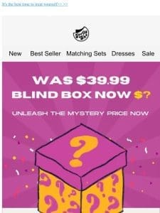 ?Was $39.99 BLIND BOX NOW $???? Try your luck now!