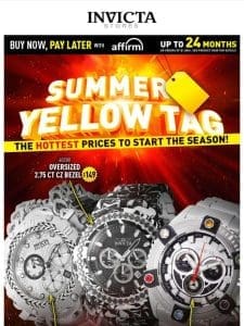 Watches Starting At $12??Summer Yellow Tag STARTS NOW???