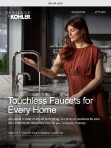 Wave Hello to Cutting-Edge Touchless Faucets