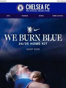 We Burn Blue | 24/25 Home Kit