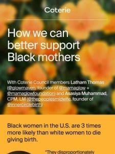 We need to talk about Black maternal health