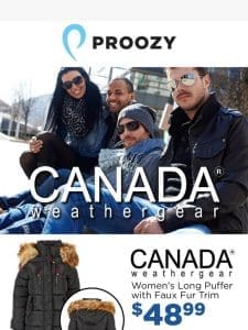 Weather the savings storm with Canada Gear!