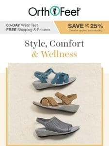 Wedges that wow with wellness benefits