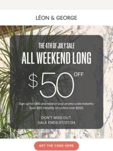 Weekend Sale