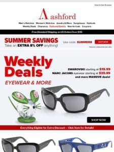 Weekly Eyewear & More Offers You Can’t Resist!