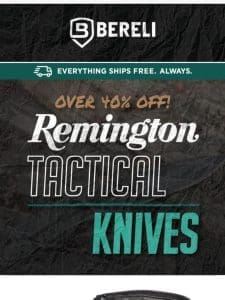 ? Welcome To The Gang! Remington Knives Are Here ?