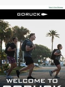 Welcome to GORUCK