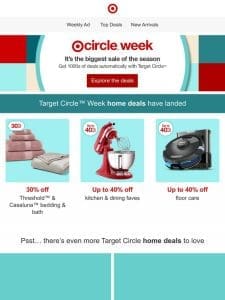 We’ve rounded up all the Target Circle Week home deals…