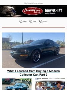 What I Learned from Buying a Modern Collector Car， Part 2