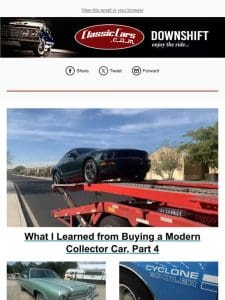 What I Learned from Buying a Modern Collector Car， Part 4