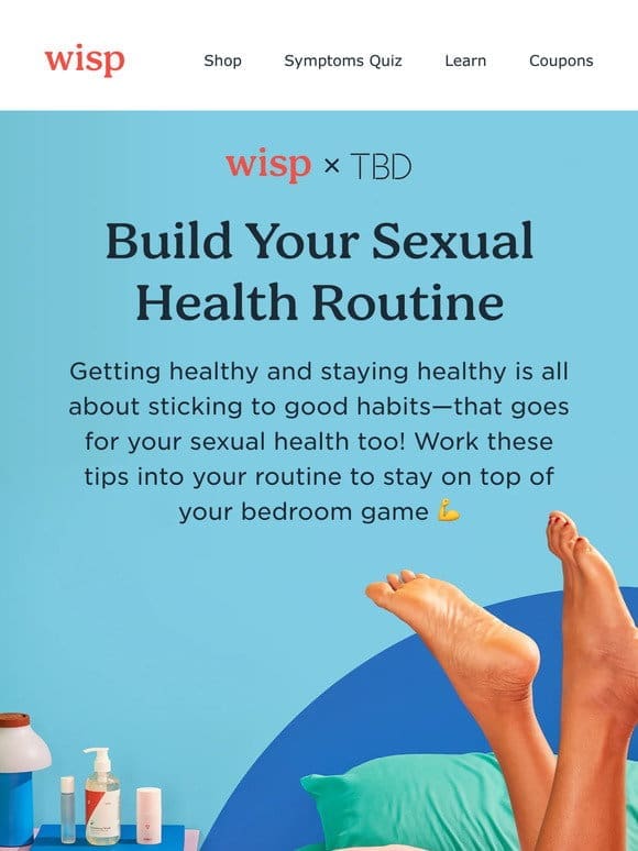 What are the 4 steps to a better sexual health routine?