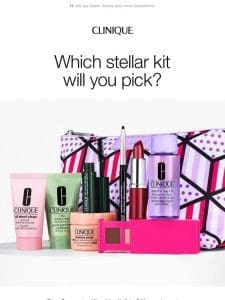 Which kit will you pick? Free Superstar Kit with $60 purchase.