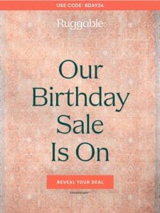 Who wants cake? It’s our Birthday (Sale)