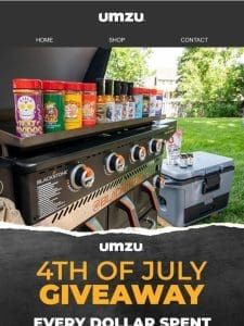 Win big this Summer with UMZU’s July Giveaway ??