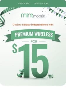 Wireless for $15/mo is a national treasure