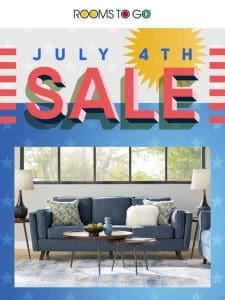 Wow-worthy offers on July 4th Sale furniture!