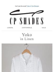 Yoko in Linen