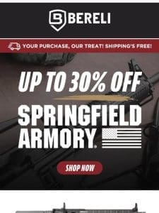 You Guessed It!? Springfield Armory Up To 30% Off!