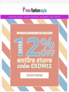 You Only Have A Few Hours Left To Get the EXTRA 12% OFF?