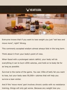 You can’t lose weight because…