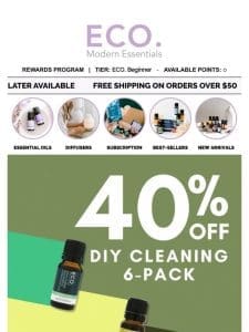 Your Essential Cleaning Kit is 40% OFF!