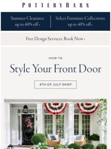 Your July 4th front door!