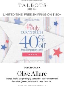 Your NEW Summer Neutral + 40% off 4th of July Celebration