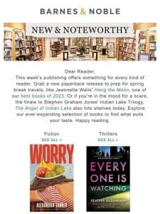 Your Weekly New & Noteworthy