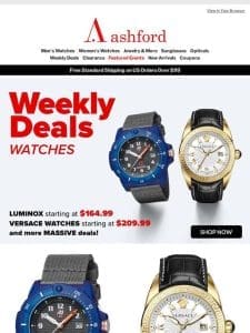 Your Weekly Watch Deals Are Here!