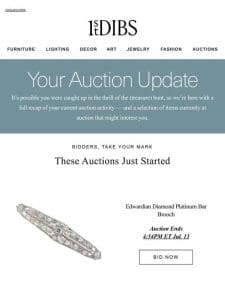 Your auction watchlist: These 2 auctions are going on now!