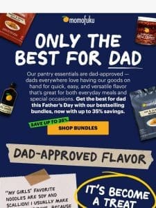 Your dad will love our Father’s Day Sale