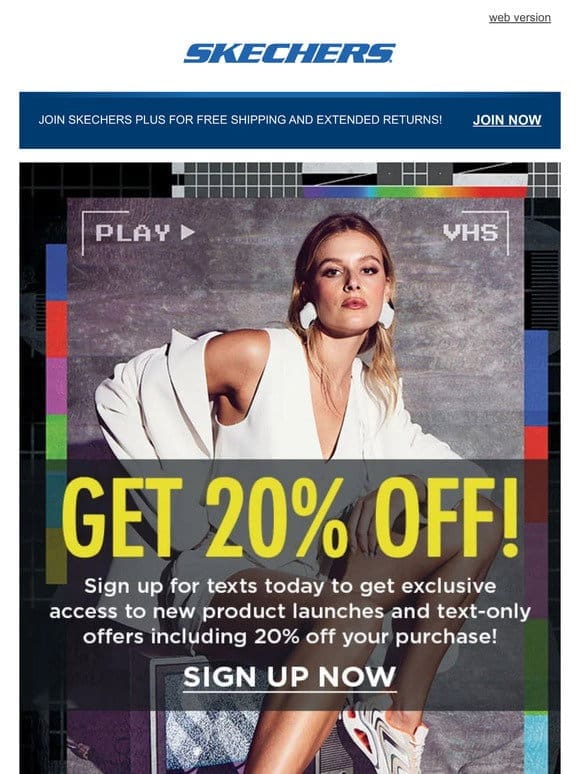 Your exclusive 20% off is waiting