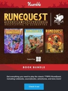 Your gateway to Glorantha: the RuneQuest starter kit  ️