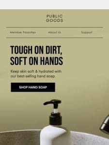 Your hands deserve some great soap!