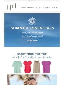 Your summer outfit formula = up to $30 off!