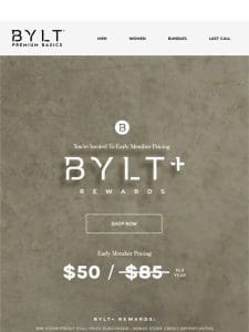 You’re Invited: BYLT+ Rewards