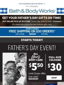 grab gifts now! ? ? ? it’s crunch time for dad’s day.