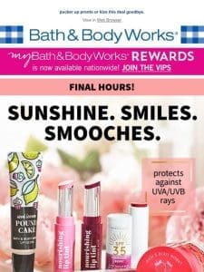 hours left for $3.95 lip care! ?