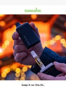 ? keep your vape a mystery with Myster